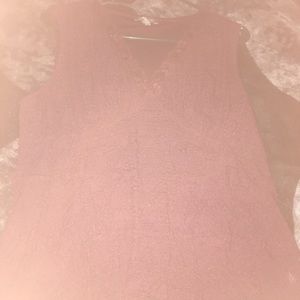 Maroon Ruffled Tank Top